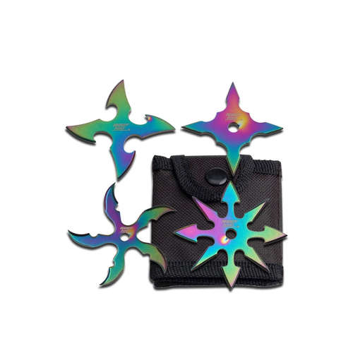 RC-107-4R Perfect Point Throwing Star Set