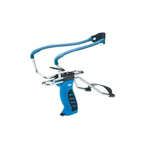 MAN KUNG Slingshot Blue Handle/Blue Rubber - MK-SL06/BL