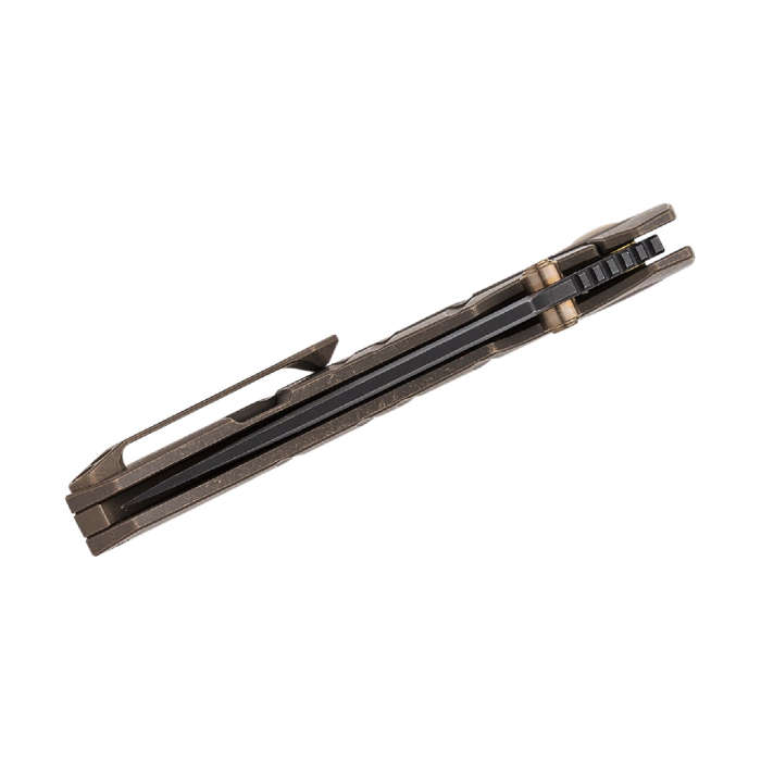 WE Knife Riff-Raff Bronze Titanium Handle - WE22020B-1