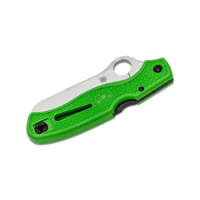 Spyderco Atlantic Salt Lockback Pocket Knife Green  SC89FPGR