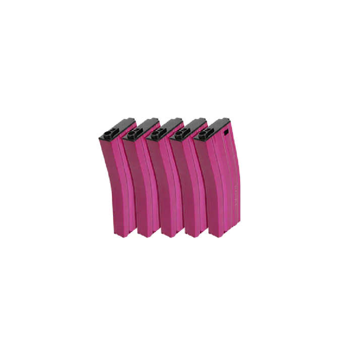 G&G 125R Metal Mid-Cap Magazine for GR16 (Pink) Single  G-08-157