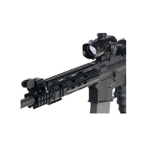 MTU005SS - UTG PRO AR15 Carbine Length Super Slim Free Float Handguard-Black