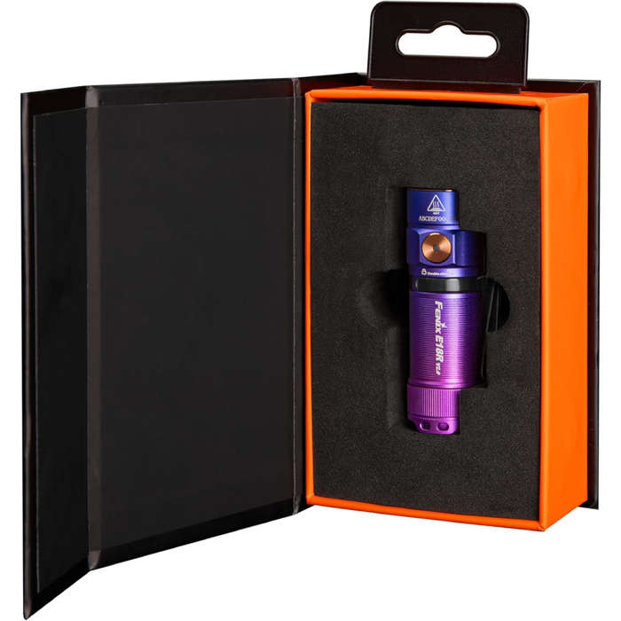 Fenix E18R V2.0 LED Flashlight (Nebula Purple) Gift Box Edition