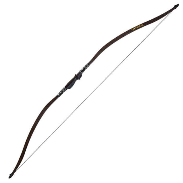 EKRE-018W Robin Hood Fiberglass Long Bow 3035lb Wooden Dipped