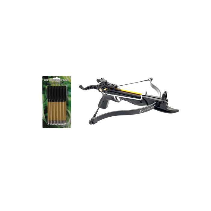 EK Archery Cobra Aluminum Crossbow Black 80LB (CR-039BK Combo)