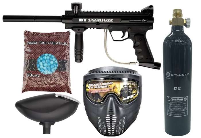 Empire BT4 Combat Paintball Marker Black - 17020 Combo