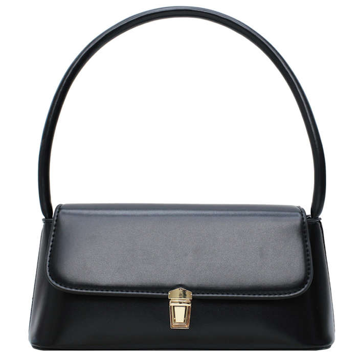 Retro baguette women's popular shoulder handbag