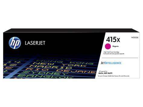 HP 415X Magenta LaserJet Toner Cartridge,6,000 pages