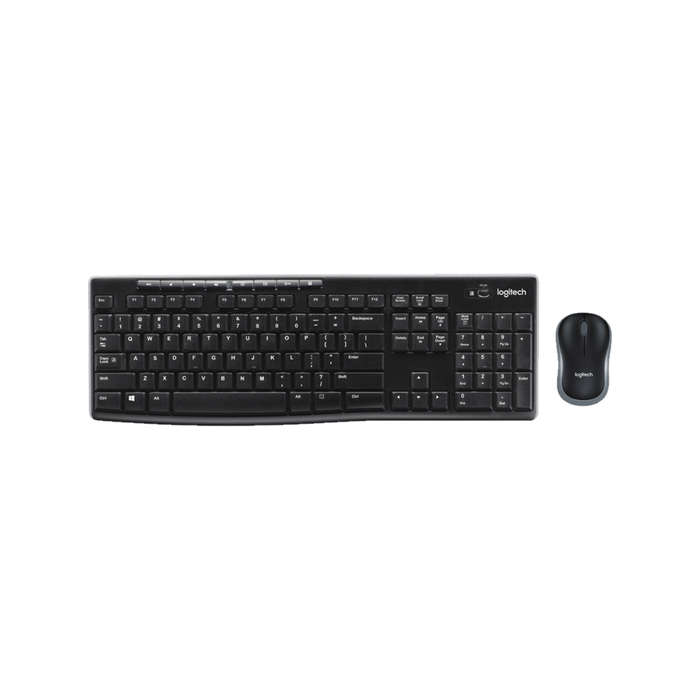 920-004509 - LOGI MK270 Wireless Keyboard and Mouse Combo Nano USB receiver Full size spill resis...