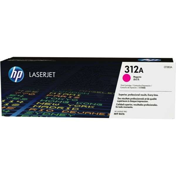 HP 312A Magenta Original LaserJet Toner Cartridge,2,700 pages