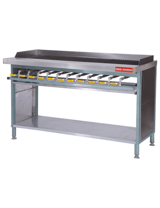 8 Burner Gas Flame Griller