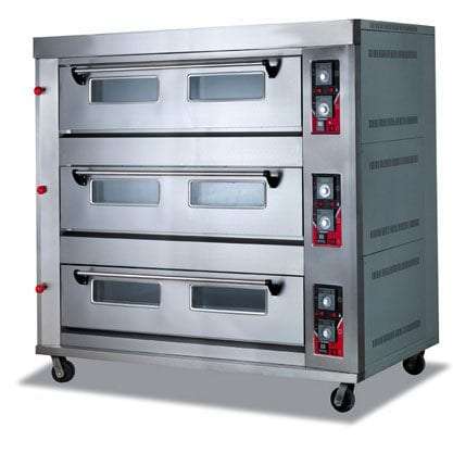3 Deck 6 Tray Gas Oven