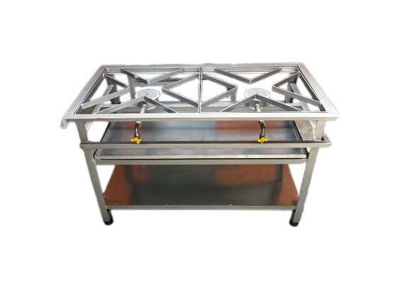 2-burner Boiling Table / Gas Stove 55cm X 55cm Plates (Heavy Duty)