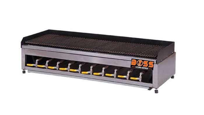10 Burner Gas Flame Griller - Tabletop
