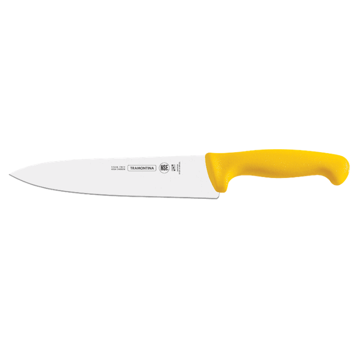Tramontina Butcher & Meat Knife - 20cm (YELLOW)