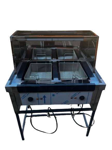 Spaza Electric Fryer (2x20lt) - Floor Model
