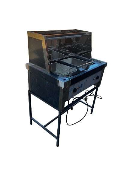 Spaza Electric Fryer (2x20lt) - Floor Model
