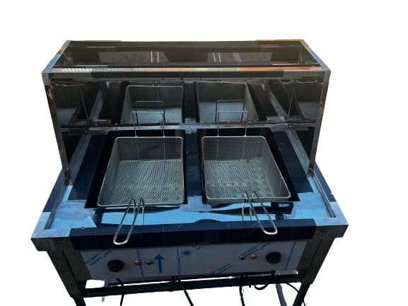 Spaza Electric Fryer (2x20lt) - Floor Model
