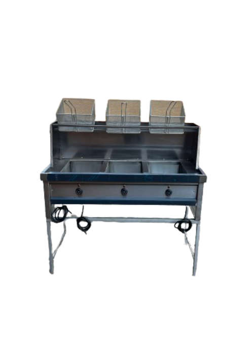 Spaza Electric Fryer (3x20lt) - Floor Model 220V