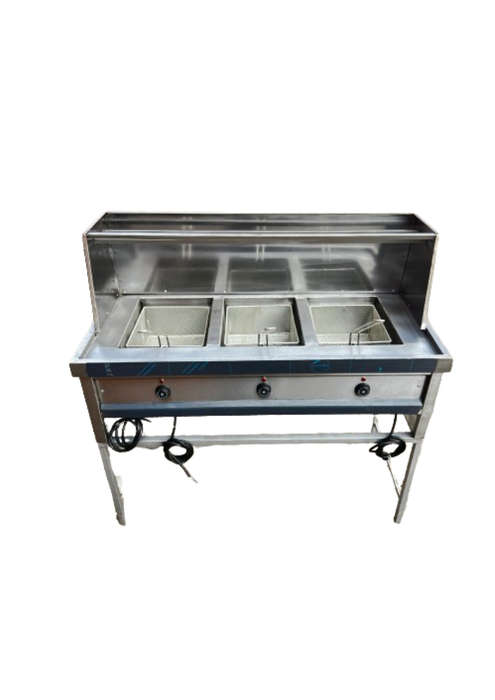 Spaza Electric Fryer (3x20lt) - Floor Model 220V