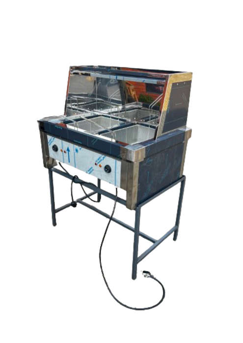 Spaza Electric Fryer (2x14lt) - Floor Model 220V