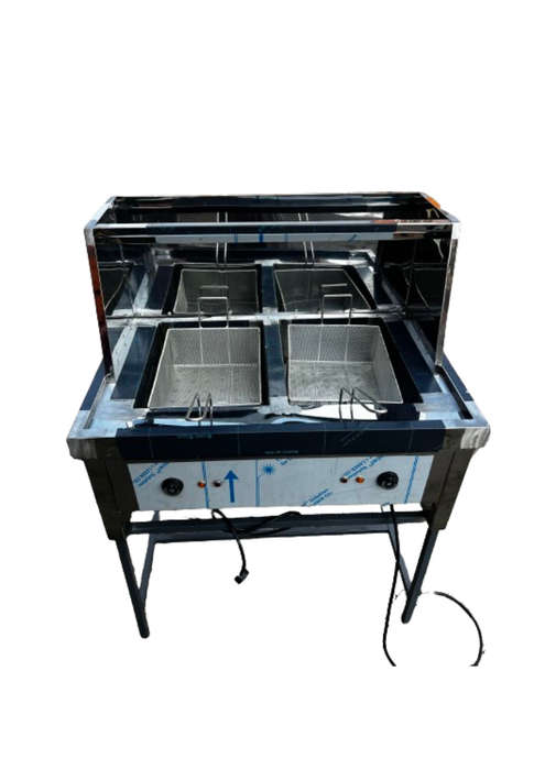 Spaza Electric Fryer (2x14lt) - Floor Model 220V
