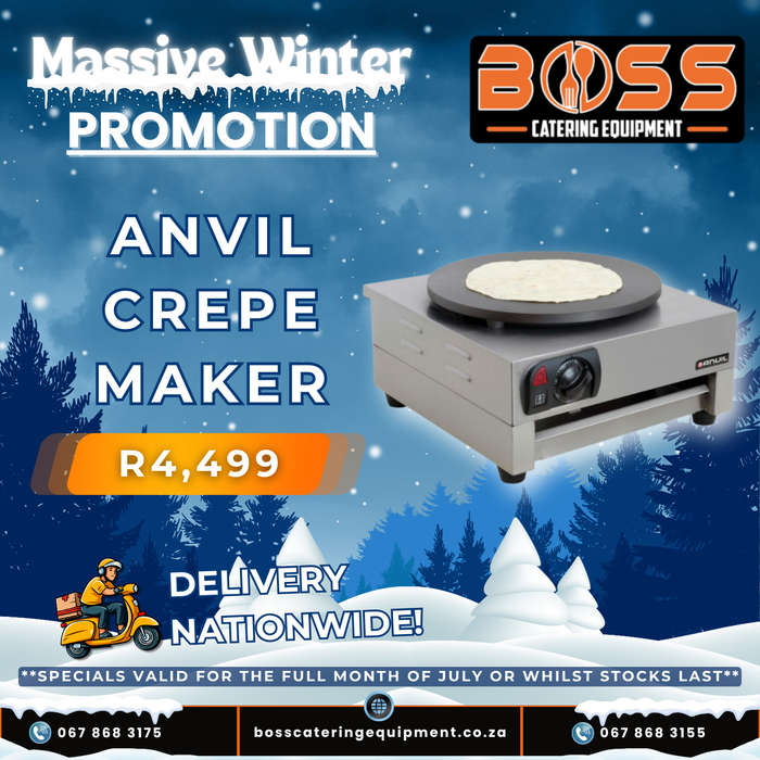 ANVIL Egg And Pancake/Crepe Maker *WINTER SPECIAL*