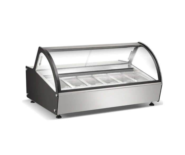 Gelato Freezer - 6 Flavour - Counter Top