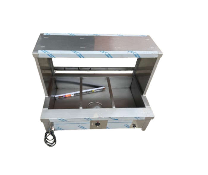 6 Divison Bain Marie + GLASS (TableTop)