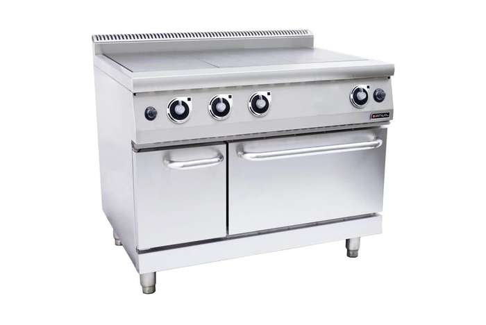 Anvil 3 Plate Solid Top Stove With Gas Oven