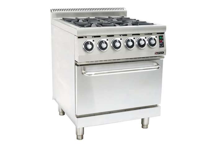 Anvil 4 Burner Stove With Oven - Flame Failure