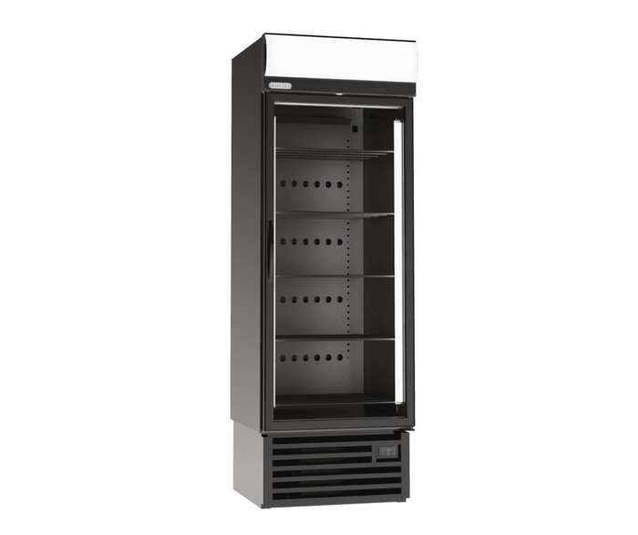 *Carbon Fibre Staycold* Single Door Upright Freezer (690)
