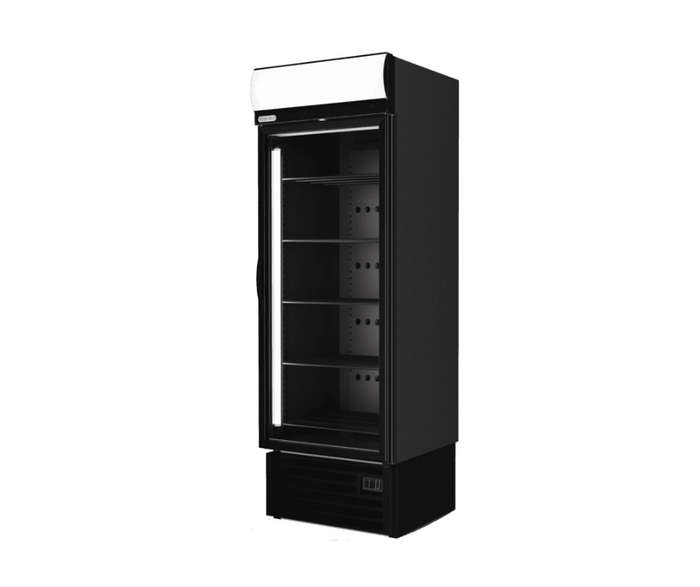*Carbon Fibre Staycold* Single Door Upright Freezer (690)
