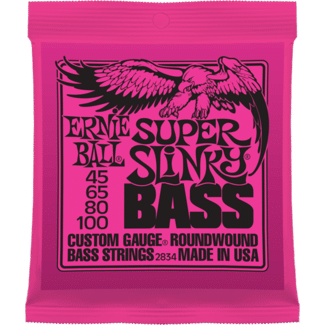 Ernie Ball Super Slinky 4-String Bass Strings - (45-100)