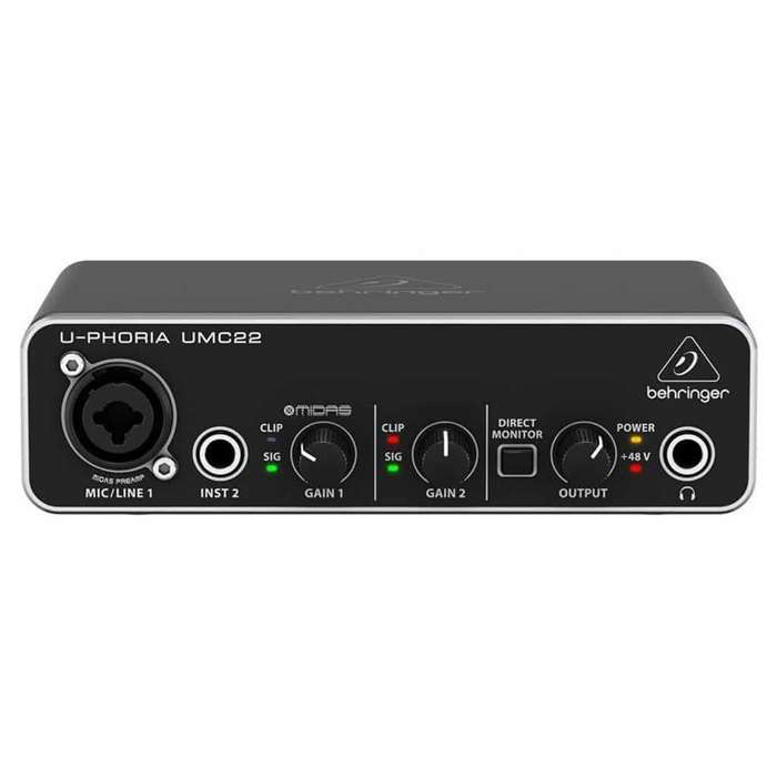Behringer U-Phoria UMC22 USB Audio Interface