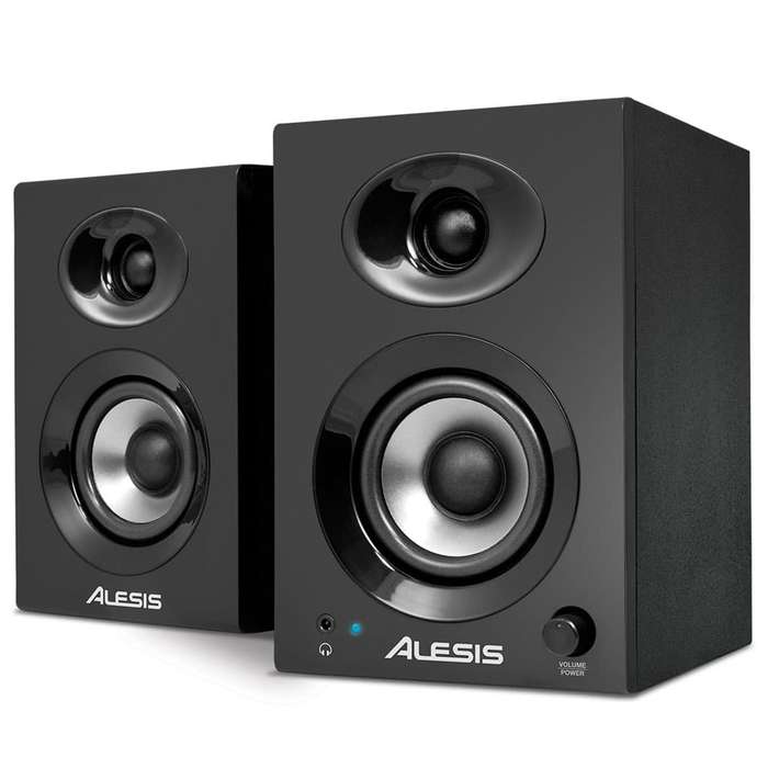 Alesis Elevate 3 MkII Studio Monitors  Compact, Powerful, Clear Sound