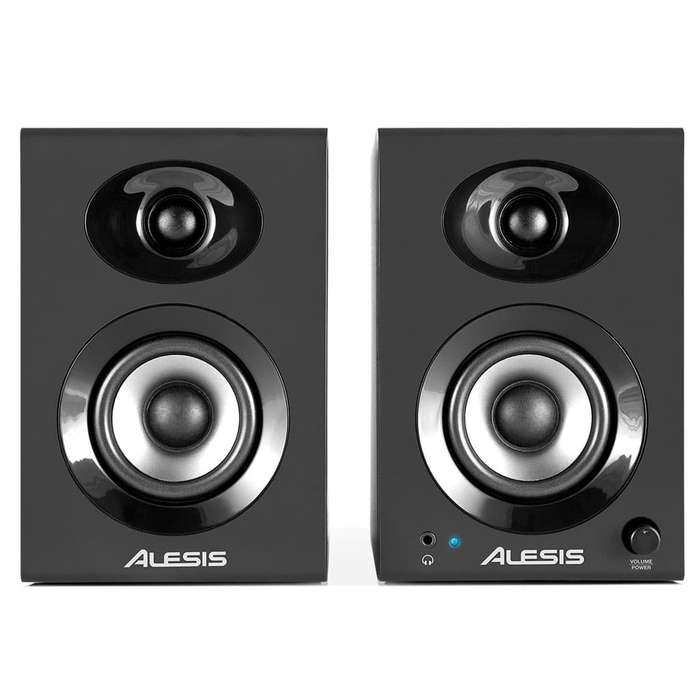 Alesis Elevate 3 MkII Studio Monitors  Compact, Powerful, Clear Sound