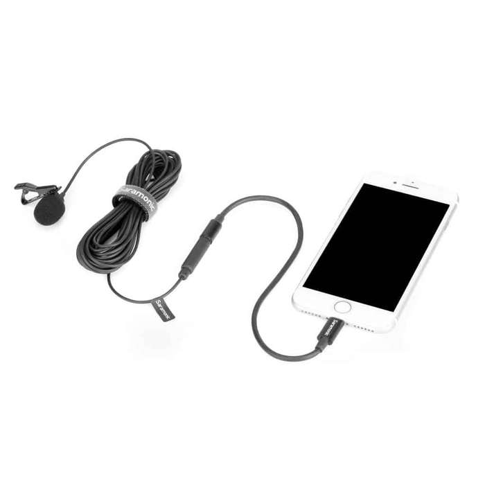 Saramonic LavMicro U1B Clip-On Microphone for Apple (6m Lightning cable)