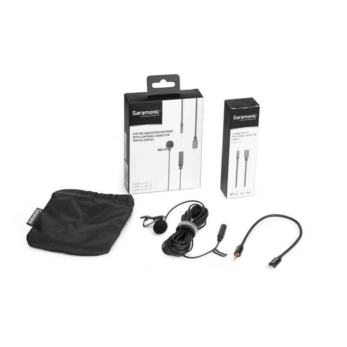 Saramonic LavMicro U1B Clip-On Microphone for Apple (6m Lightning cable)