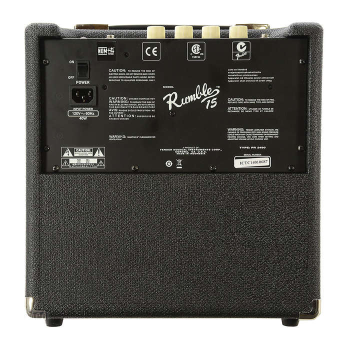 Fender Rumble 15 Bass Combo Amp V3
