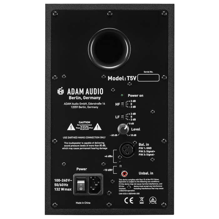 Adam Audio T5V T-Series Active Nearfield Studio Monitors - (each)