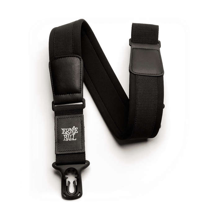 Ernie Ball Regular 2'' Neoprene Polylock Comfort Guitar Strap - Black