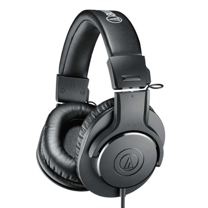 Audio-Technica ATH-M20x Closed-back Monitoring Headphones