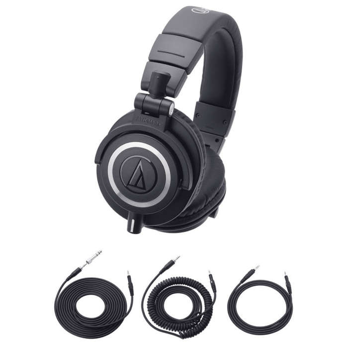 Audio-Technica ATH-M50x Closed-back Studio Monitoring Headphones