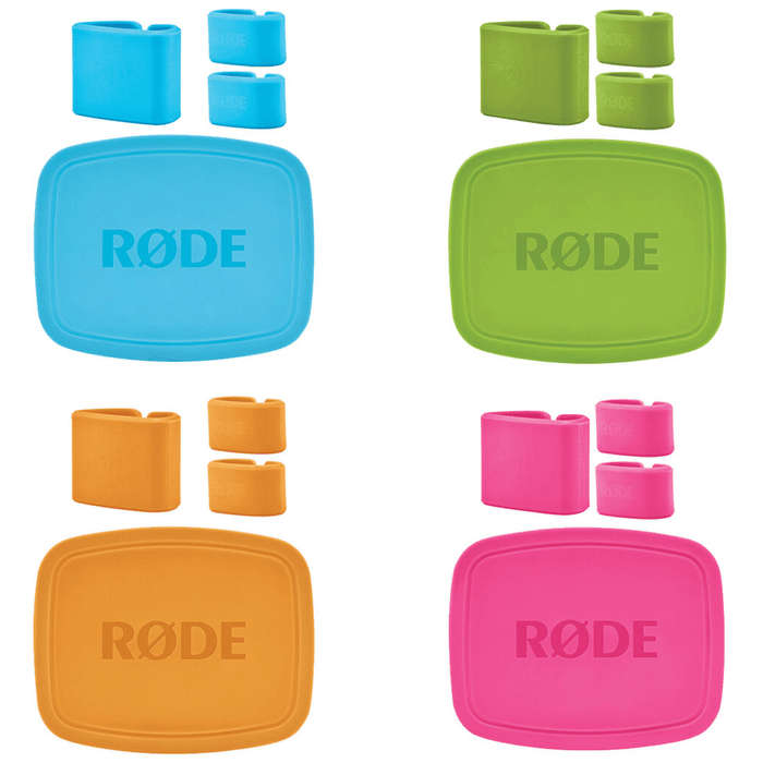 Rode Colors-1 Color-Coded Caps and Cable Clips for NT-USB Mini Microphones - (Set of 4)