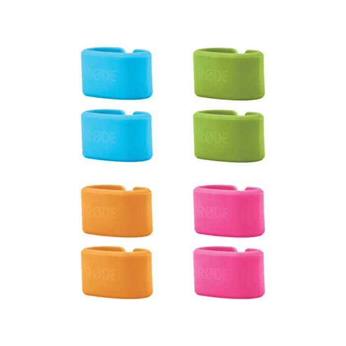 Rode Colors-1 Color-Coded Caps and Cable Clips for NT-USB Mini Microphones - (Set of 4)