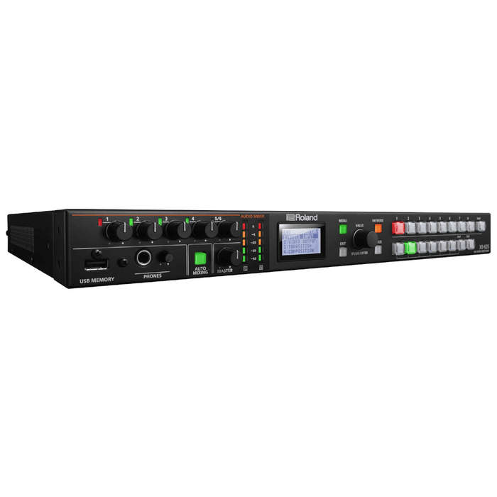 Roland 6-Channel HD Video Switcher with Audio Mixer &amp; PTZ Camera Control - Open Box