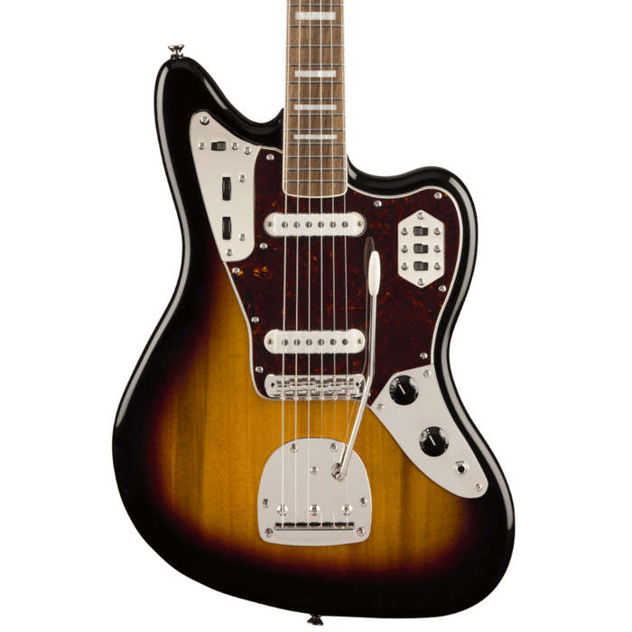 Squier by Fender Classic Vibe 70s Jaguar Electric Guitar - 3-Tone Sunburst