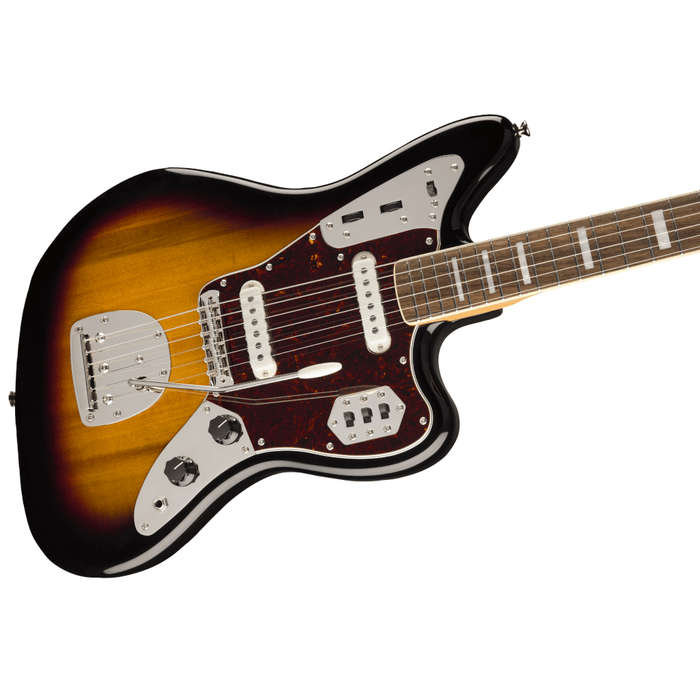 Squier by Fender Classic Vibe 70s Jaguar Electric Guitar - 3-Tone Sunburst