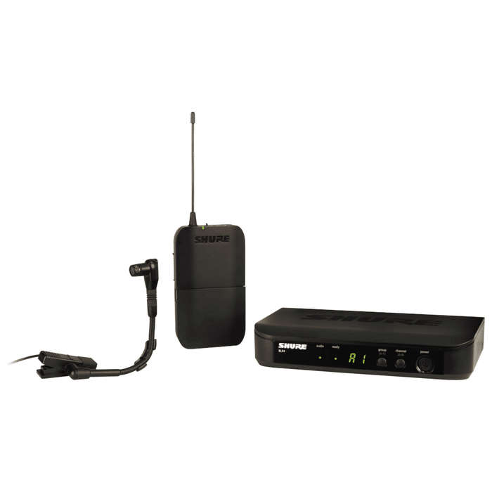 Shure BLX14/B98 Wireless Cardioid Instrument Microphone System - H8E